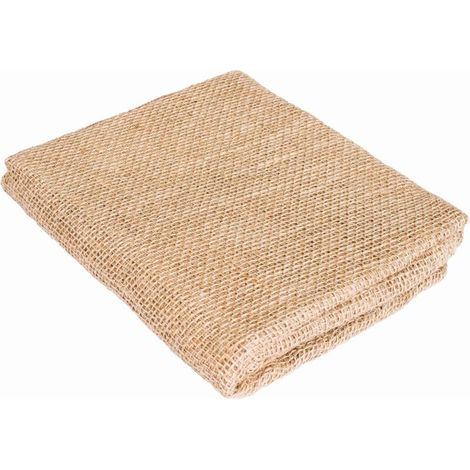 ZOLGINAH Toile de jute, env. 100 x 200 cm, env. 230 g/m², couleur naturelle