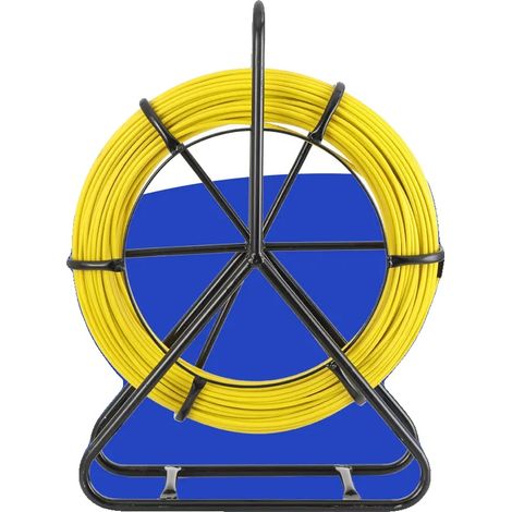 Asta passacavi, lunga 100 metri, diametro 6 mm, in fibra di vetro, design leggero, adatta per installazioni elettriche. (1/5)