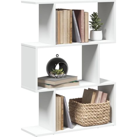 Étagère de rangement, Étagère séparatrice de pièce à 3 niveaux blanc 70x24x97 cm WFE540567 DESIGN IN (1/5)