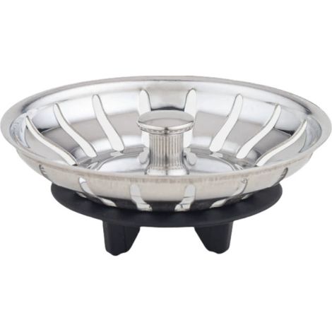Cesta de fregadero trípode con filtro - Apta para artículos antiguos de IKEA - Tapón de desagüe redondo con filtro antiobstrucción (1/2)