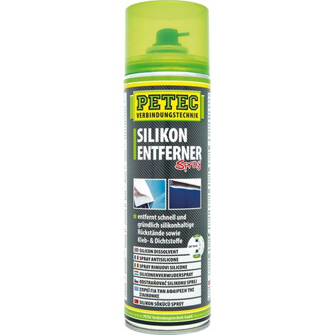 Spray smacchiatore per silicone Petec 500 ml 70950