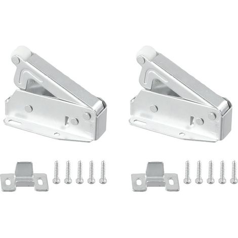Lot de 2 loquets de porte pour armoires et greniers (1/5)