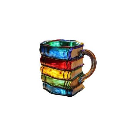 Tasse à café en forme de livre peint en 3D, tasse à café unique à empiler,décorations Halloween et Thanksgiving pour chambre à coucher et couloir