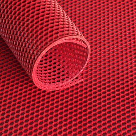 Ultra Grip Gittermatte mit Wabenstruktur - 120 cm - pro laufendem Meter - Rot