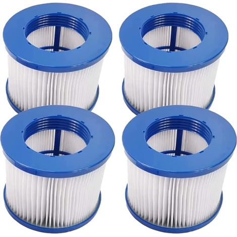 Cartouches Filtre Spa a Visser Filtre 75 x 100 mm Spa Vissable Cartouche filtrante Spa Bleu (1/5)