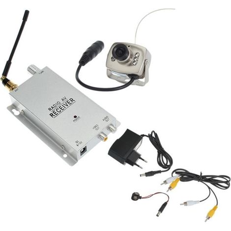 Kit de caméra sans fil - SODIAL - 1.2G - Argent - 1 caméra - Intérieur