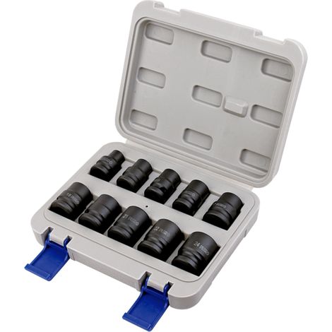 Satz mit 10 Schlag-Stecknüssen 1/2" 10-24 mm 167-10-4 Irimo