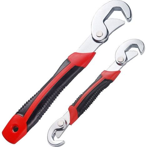 Adjustable Wrenches Multifunctional Nut Tightener Universal Wrench Kit 2-Piece (1/5)