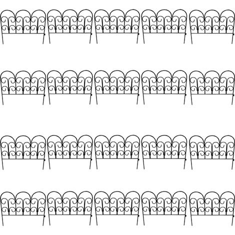 Richmond Steel Lawn Edging Panels (45cm x 41cm) - 20 Panels (1/5)
