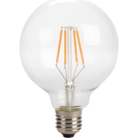 Ampoule à Filament Led - Style Rétro - G95 - 4 W - E27 - Blanc Chaud Intense (1/4)