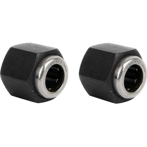 Satz mit 2 R025 12mm Sechskantmuttern mit Einweglager für RC-Modelle im Maßstab 1:8 und 1:10 (1/5)