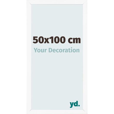 yd. - Cadre photo 50x100 - Blanc Mat - MDF - Bologna (1/5)