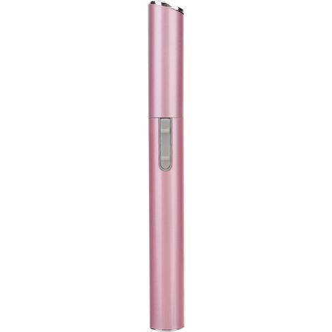 Tondeuse À Sourcils Électrique Portative - Moteur Puissant Pour Visage Et Lèvres - Poignée Antidérapante - Outil De Maquillage Rose (1/5)
