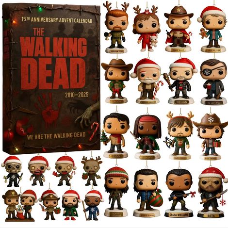 Calendrier De Lavent - Figurines Collectibles The Walking Dead - Décoration Arbre De Noël - 24 Jours - 1 Pièce (1/5)