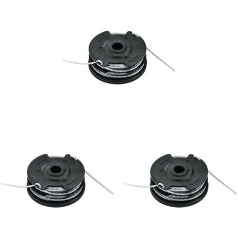 Convient pour Bosch F016800351 Recharge et bobine intégrée Fil de 6 m Ø 1,6 mm d'épaisseur pour coupe-bordure (paquet de 3) (1/3)