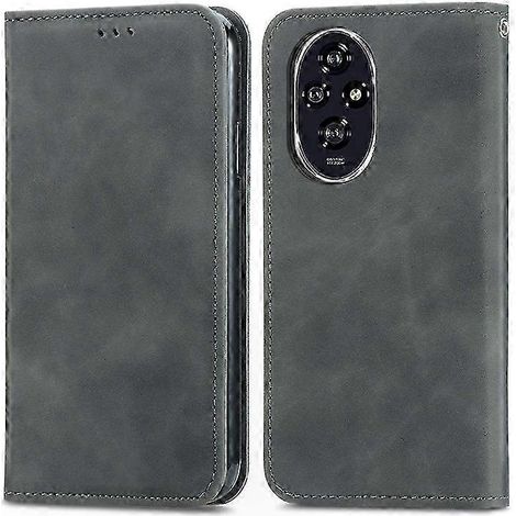 Étui en cuir vintage pour smartphone 5G avec porte-cartes intégré, pochette à rabat en simili cuir, protection élégante pour téléphone portable (1/5)