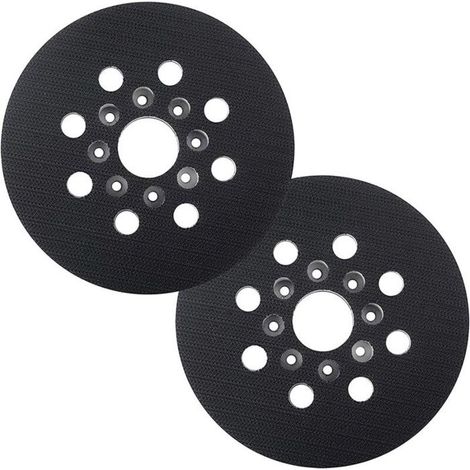 2 pièces 125 mm Plateau de ponçage Compatible avec Bos-ch PEX 220 A,GEX 125-1 AE,PEX 220 AE, Skil 7402/7490 (1/5)