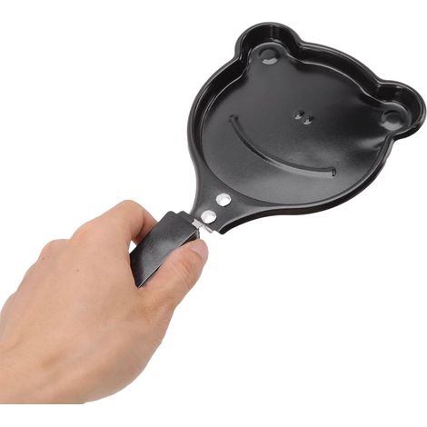 Sartén para huevos con forma de rana de dibujos animados, mini sartén para preparar desayunos, antiadherente. (1/5)