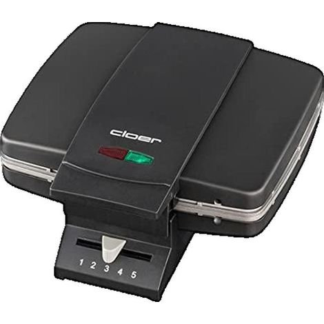 Cloer 1440 Gaufrier Noir 930 W 5 Températures