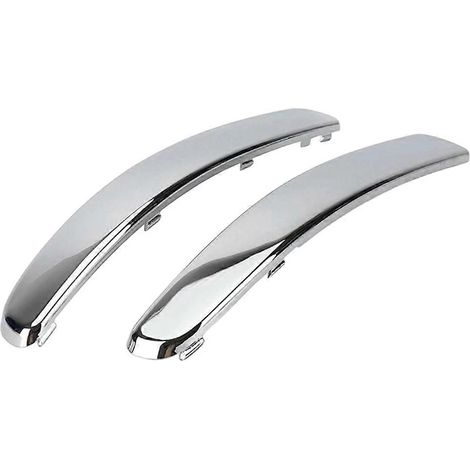 Moulure inférieure de pare-chocs avant chromée argentée pour Fiat 500 2007-2015 735455057 735455056 (1/5)