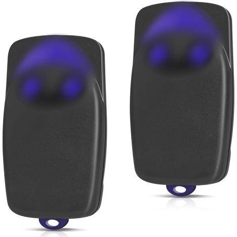 Télécommande portail nice compatible pour l'accès de garage, lot de 2 bips 2 canaux 433,92 MHz Rolling Code pour Flo2r-s Flo1r-s FLOXIR OXI, émetteur anti-interférence pour maison (1/5)