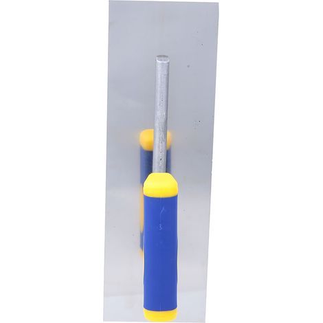Truelle de Raclage de Plâtre en Acier Inoxydable avec Coins Carrés pour une Couverture Complète des Coulis, Conçue pour les Enduits Multi-finitions, avec Poignée Confortable, (1/5)