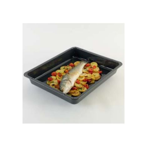 AEG Teglia da Forno Rettangolare Antiaderente Nera 47x39cm per Pesce Lasagna Ortaggi
