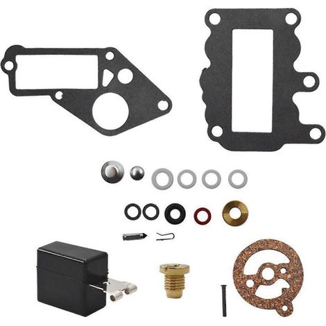 Kit de reparación de carburador de flotador para motor fueraborda Johnson Evinrude de 9,5 HP (1/5)