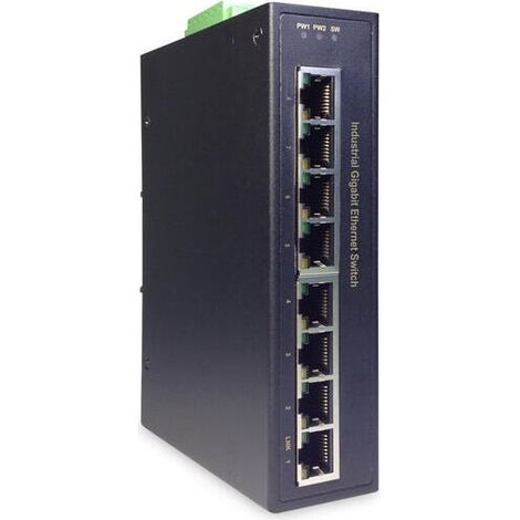 Digitus switch 8port gigabit industrie (1/4)