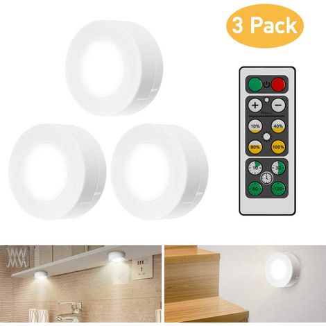 éclairage d'armoire LED avec télécommande pièces d'éclairage de nuit 3 (1/4)