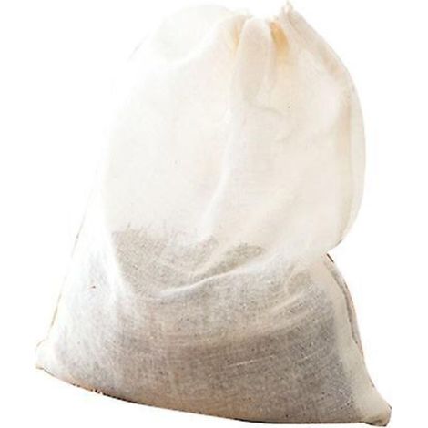 Sacs à cordon en mousseline de coton réutilisables pour la cuisine, le thé, le café, les épices, les loisirs créatifs, le savon, les noix, les bijoux et les cadeaux (1/5)