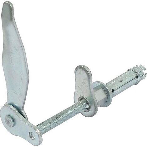 Torbel – Arrêt marseillais à vis pour volet battant – Acier zingué – Longueur 105 mm – Butée intégrée pour fixation durable