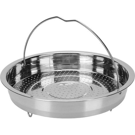 Gemüsedampfgarer mit Griff, 304 Edelstahl-Dampfgarer mit Füßen zum Kochen