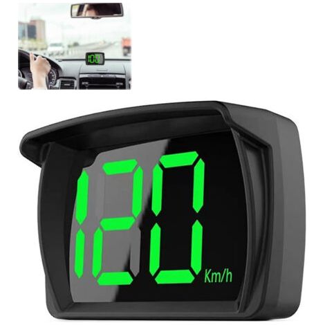 Compteur de Vitesse Intelligent GPS ,Voiture HUD Headup Display KM/H  avec LED Grand Affichage de Police pour Voiture Camion SUV Moto