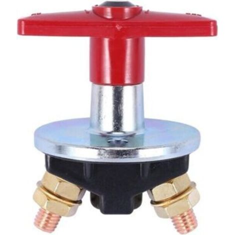 Isolateur de batterie à clé fixe de 1500 ampères, interrupteur de mise à mort 12V / 24V, interrupteur électrique robuste, accessoires de voiture, outil 1 pièces (1/4)