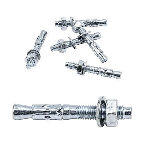 boulons d'ancrage M8 - Ancrage à béton - M8 x 60 mm - Boulons d'ancrage pour balustrade, béton, fenêtre, pierre, machines, poutres, vis d'ancrage, écrous (1/5)