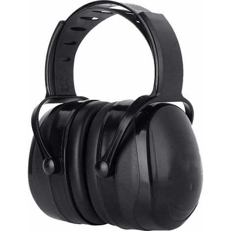 Casque Anti Bruit Adulte Réglable Confortable, avec Une Atténuation de SNR 38dB, pour Milieu Bruyant ou Stressant-Noir (1/5)