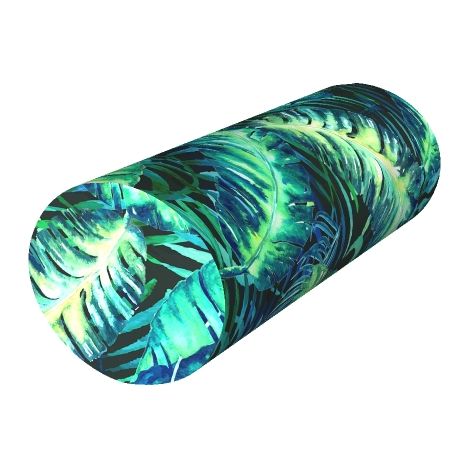 Cuscino riabilitativo a rullo Calipso Ø15x40 cm - velluto, memory foam, per supporto di collo e schiena, Bertoni (1/5)