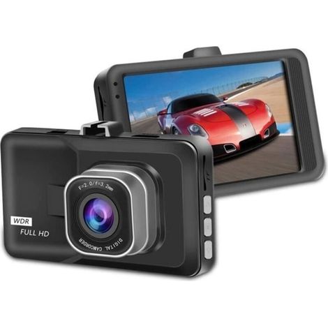 Caméra Embarquée Voiture 1080P, Dashcam Voiture 170° 3'" avec Mode de nement,Détection de Mouvement, Enregistrement en Boucle (1/4)