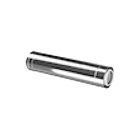 Buderus konzentrisches Abgasrohr DN80/125 - Länge 500 mm - Edelstahl (1/2)