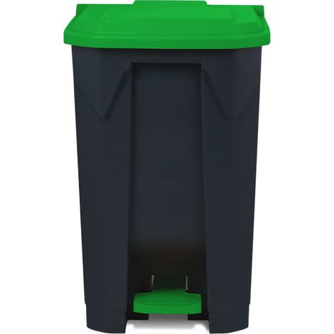 Mülleimer Olaf Für Haushalt, Büro & Gewerbe Grün 80 Liter (49,3 x 43 x 71 cm)
