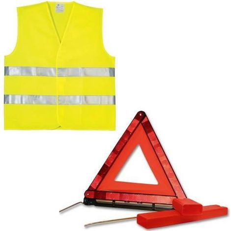 Kit gilet + triangle de signalisation (1/3)