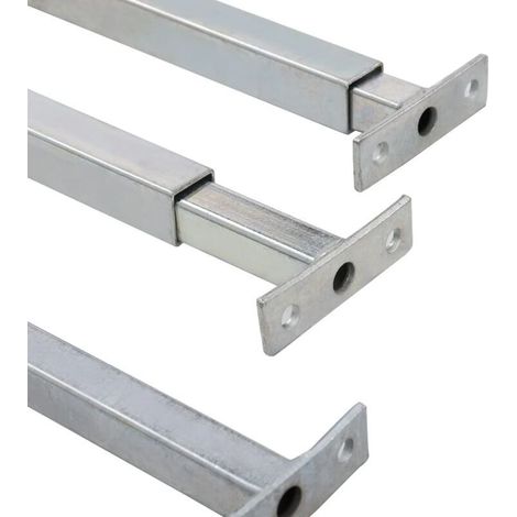 Barre di sicurezza regolabili per finestre, 3 pezzi, 710-1200 mm