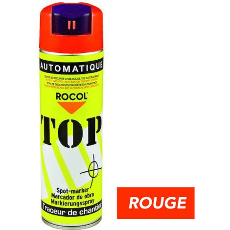 PEINTURE TRACEUR DE CHANTIER (W801801GROUPE).- Rouge fluo - (1/3)