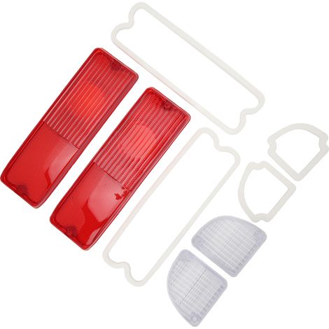 Feux Arrière avec Joints 110215 Verre de Feu Rouge Kit Rétroviseur Remplacement Camionnette Chevy (1/5)