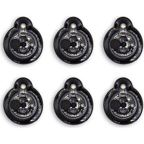 PACK 6 LEDS ADHESIVOS LAMPARA ENERGEEKS PV-BL6885