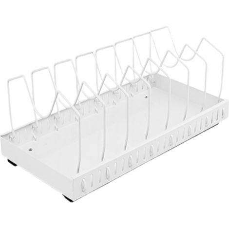 Étagère de rangement pour casseroles, égouttoir à vaisselle, support à couvercles (cuisine)