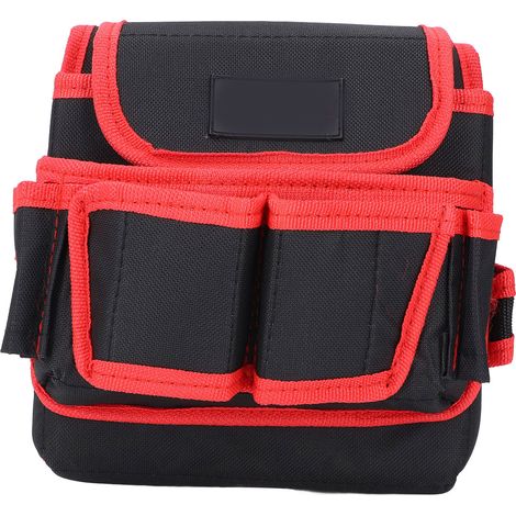 Sacoche outil taille ceinture multi poches toile oxford sangle réglable étui à outils pour électricien menuisier (1/5)