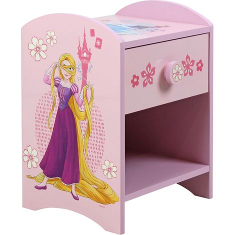Table de Chevet : Construction Robuste en Bois avec Un Design à 2 Niveaux, Petite Table d’appoint avec tiroir et étagère de Rangement pour Chambre d’Enfant (1/5)