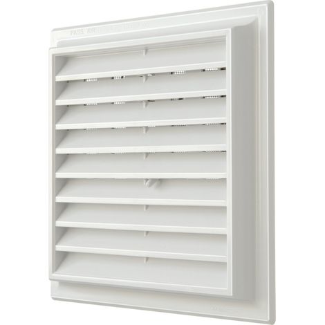 La Ventilazione G1NDR1919B Griglia Plastica con Dosatore Quadra da Sovrapporre, Bianco, 189 x 189 mm (1/5)